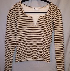 Hollister Long Sleeve V Shirt